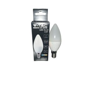 V-TAC E14 LED GYERTYA IZZÓ 2,9W, 250 LUMEN 3000K