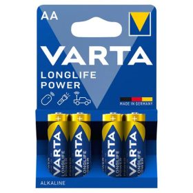 Varta Longlife Power AA LR6 1,5 V tartós alkáli elem 4 db.