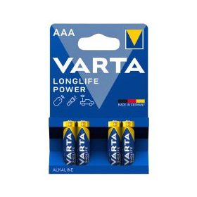   Varta Longlife Power AAA LR6 1,5 V tartós alkáli elem 4 db.