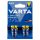 Varta Longlife Power AAA LR6 1,5 V tartós alkáli elem 4 db.