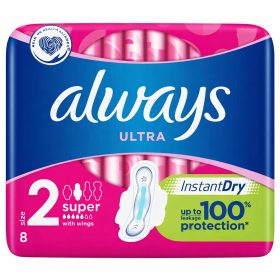 Always ultra egészségügyi betét 8db Super