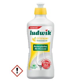 Ludwik mosogatószer. 450 g. Citrom
