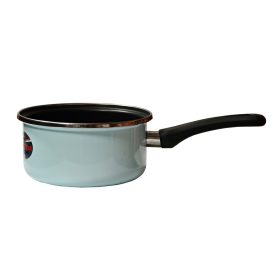 Nyeles lábas világoskék 16 cm