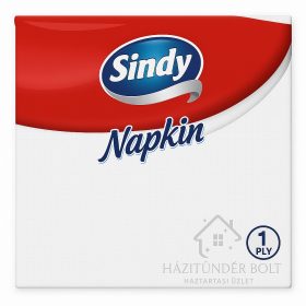 Sindy Napkin szalvéta fehér 33x33cm 1 rétegű 45db