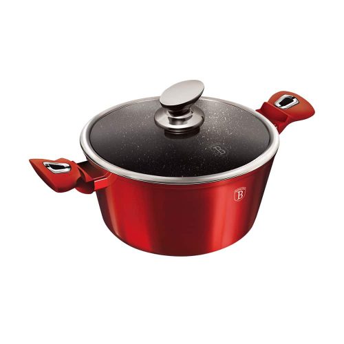 Lábas üveg fedővel 2,5 l Berlinger Haus Burgundy