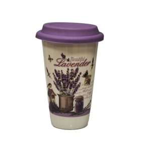 Utazó pohár szilikon tetővel