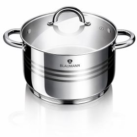 Blaumann fazék üveg fedővel 22x16 cm 5,8 L