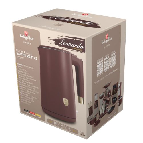 Elektromos vízforraló BerlingerHaus bordó