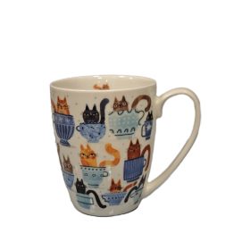 Bögre 360 ml cicák csészékban