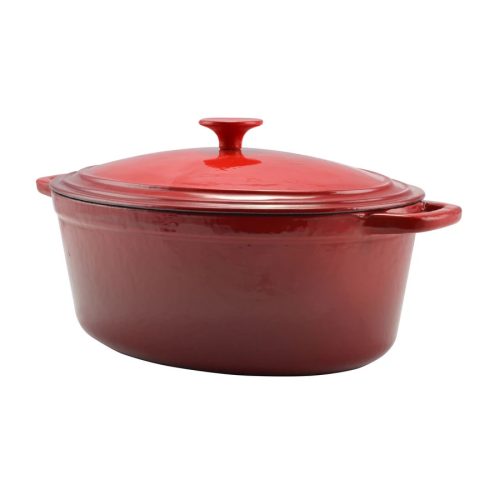 Zománcozott öntöttvas kacsasütő 8,5 l piros
