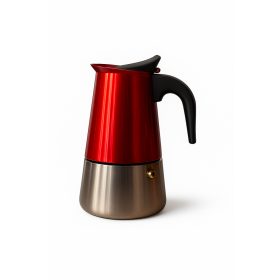 Kotyogó indukciós 4 személyes metal red