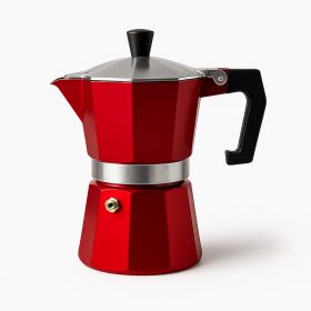 Kotyogó indukciós 3 személyes metal red