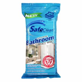   SafeClean fürdőszobai felülettisztító fertőtlenítő kendő 50db