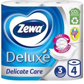 Zewa toalett papír 3 rétegű 4 tekercs Delicate