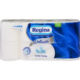 Regina toalett papír 3 rétegű 8 tekercs