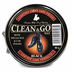 Clean and Go viaszos cipőkrém 40g fekete
