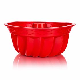 Szilikon kuglóf sütőforma csöves 24x24x10 cm