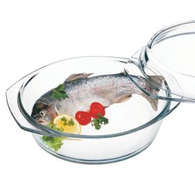 Jénai tál két részes kerek 2 + 0,9 l