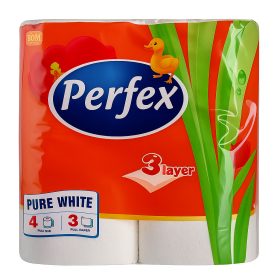 Perfex toalett papír 3 rétegű 4 tekercs