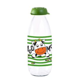 Tejes üveg 1 l zöld